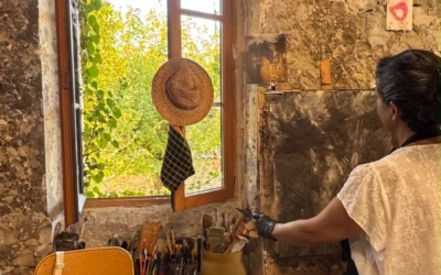 Double exposition de peinture : octobre, ma rencontre avec le public